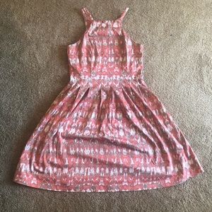 Calvin Klein Pink Patterned Dress